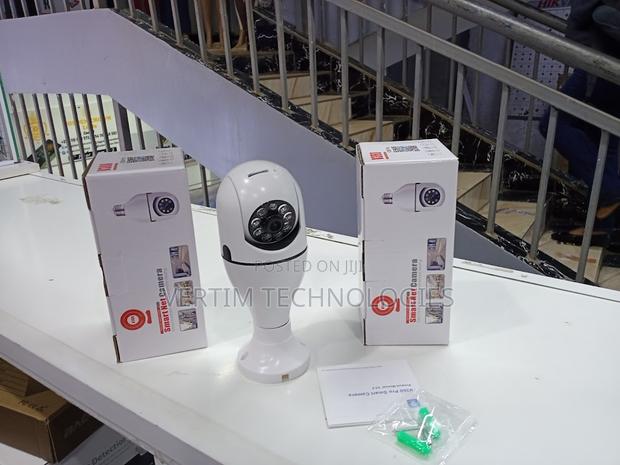 V380 Wifi Bulb PTZ Camera Single Lens Ac Powred