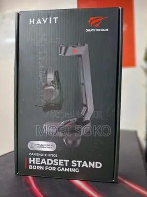Havit Gamenote Hy505 Gaming Headphone Holder, Black