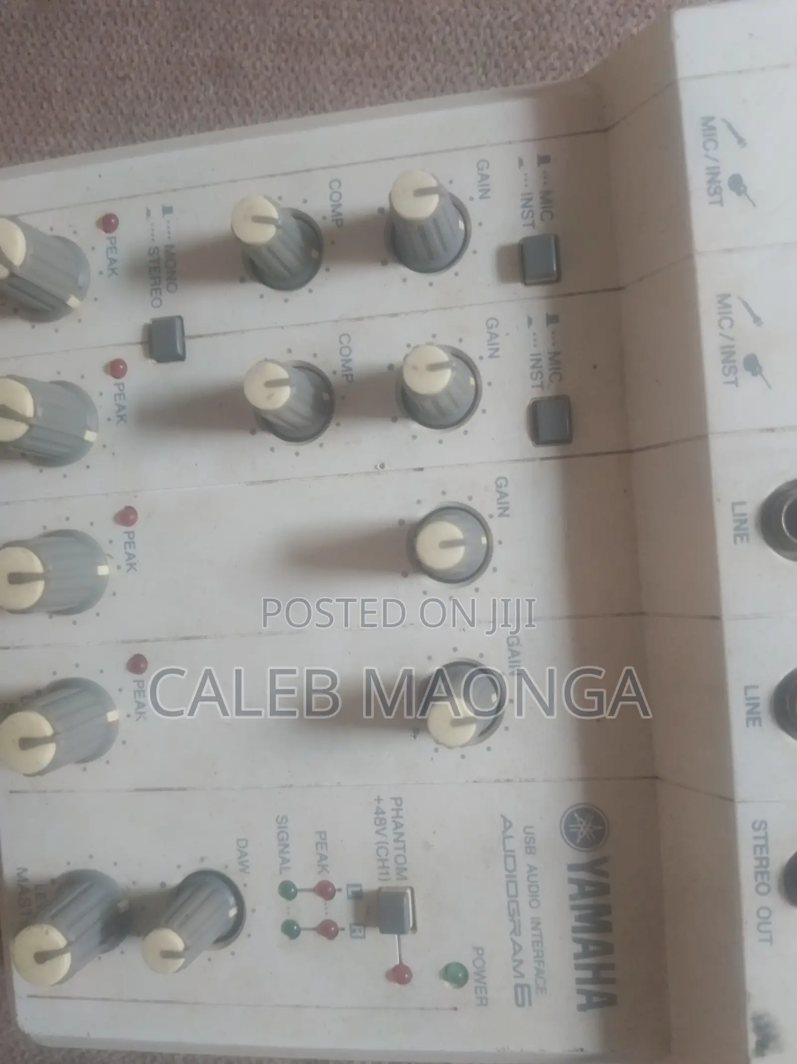 Original Yamaha Audiogram6 Usb Studio Interface and Midi