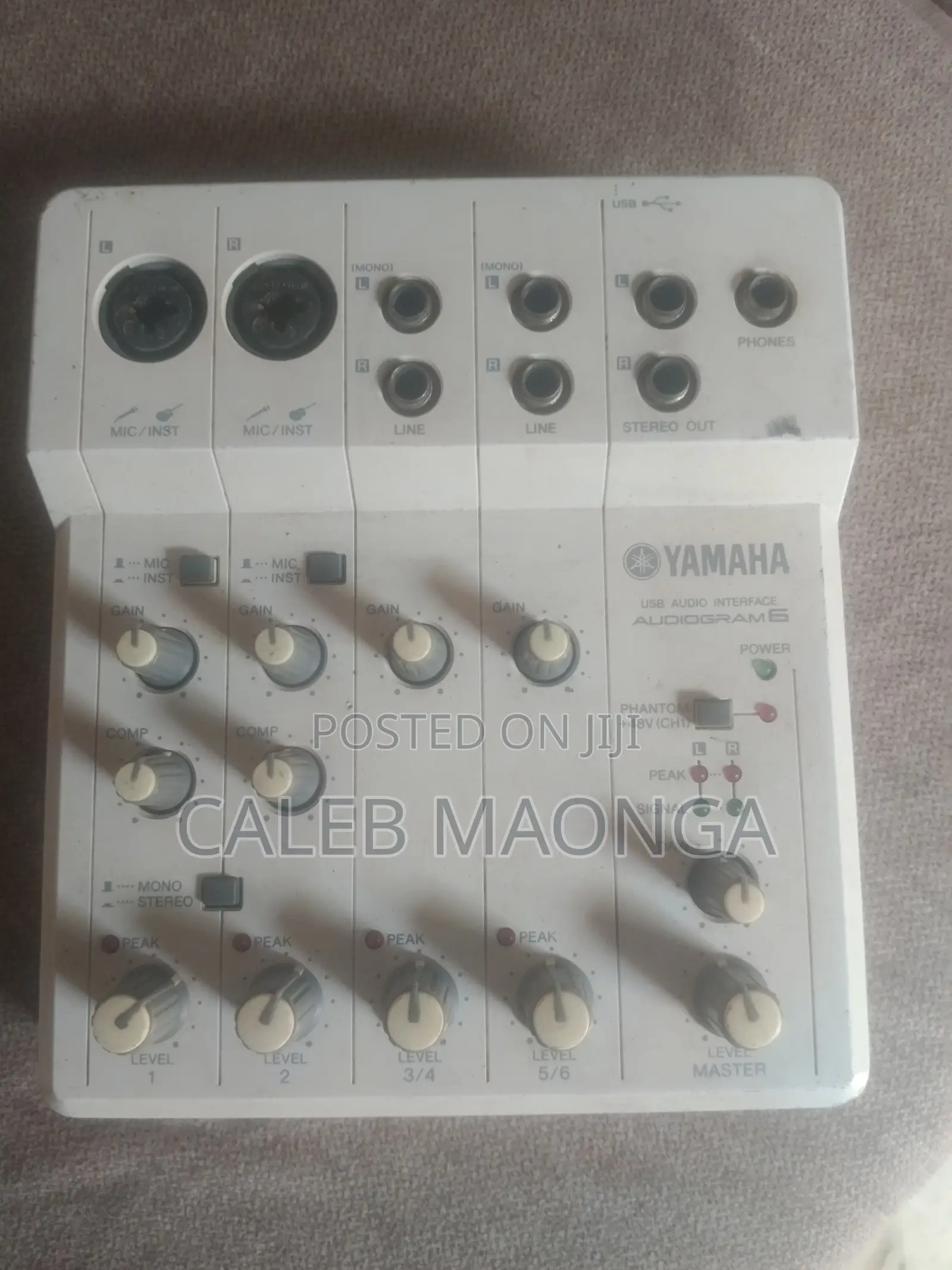 Original Yamaha Audiogram6 Usb Studio Interface and Midi
