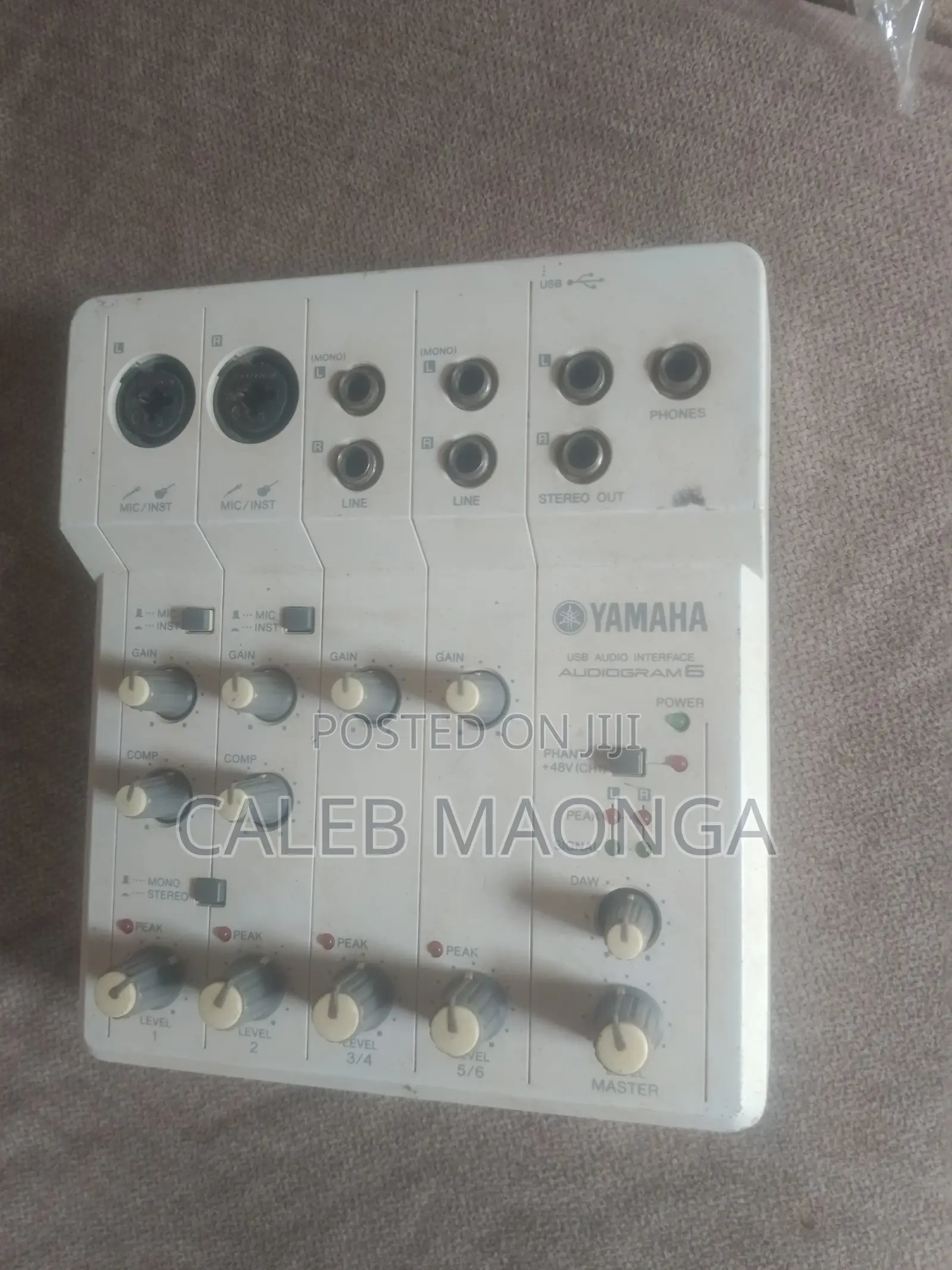 Original Yamaha Audiogram6 Usb Studio Interface and Midi
