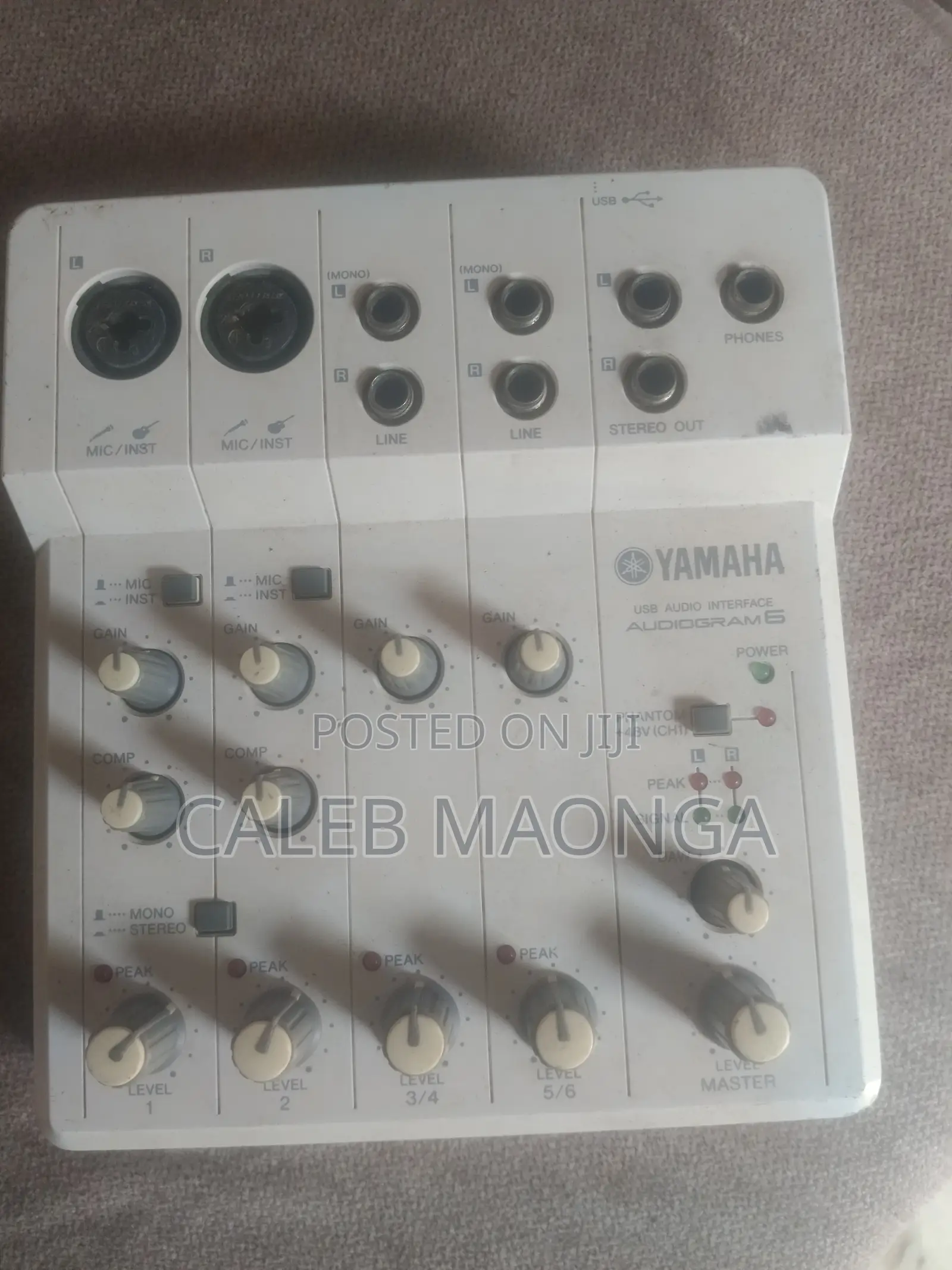 Original Yamaha Audiogram6 Usb Studio Interface and Midi