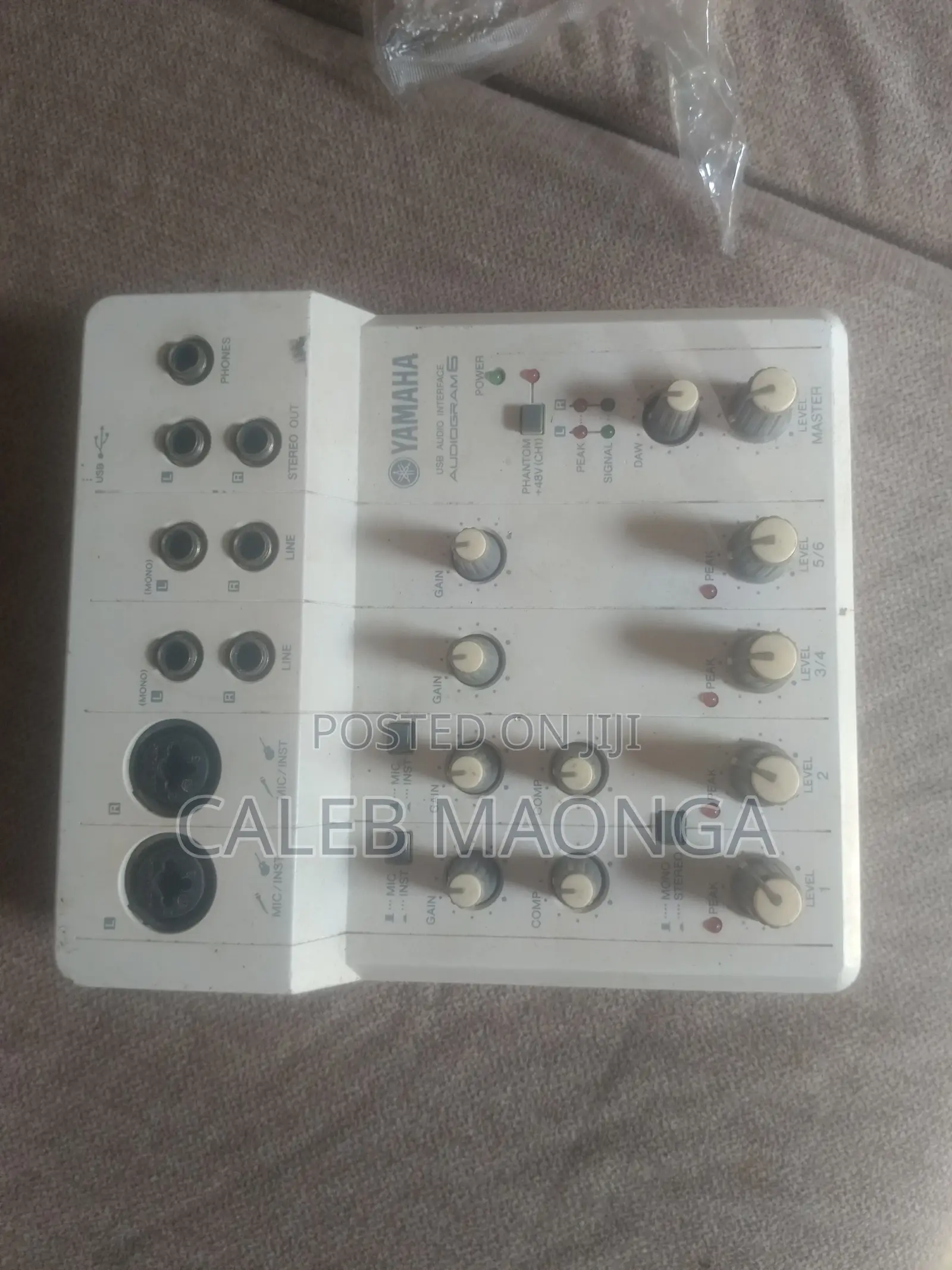 Original Yamaha Audiogram6 Usb Studio Interface and Midi