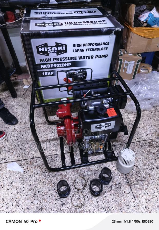 Hisaki High Pressure Water 16hp Diesel High Pressure Pump 100m - main view