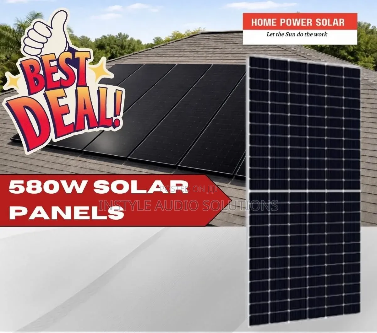 580w Bifacial Monocrystalline Half Cell Solar Panels
