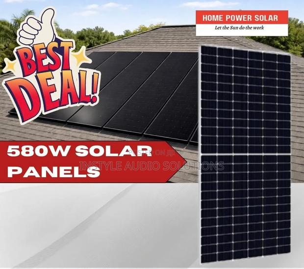 580w Bifacial Monocrystalline Half Cell Solar Panels
