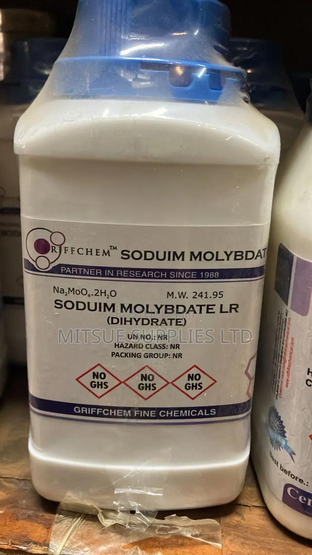 Sodium Molybdate (Dihydrate) 98% Lr 500g Griffchem