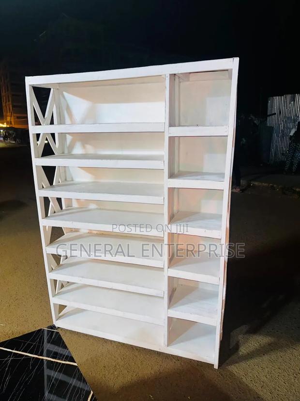 Executive 4 by 6 Wooden Shoe Rack