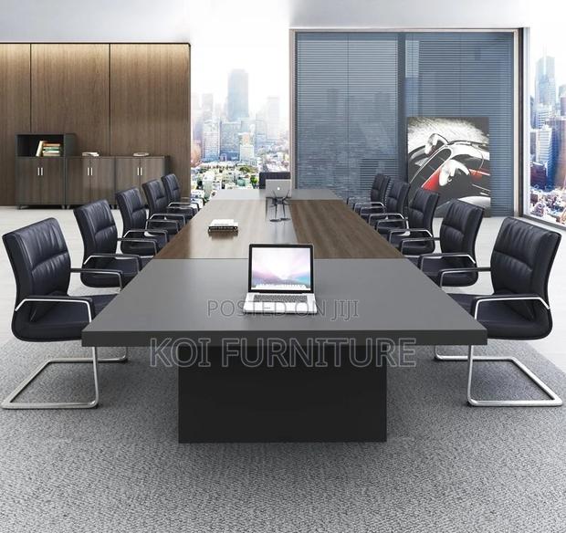 Boadroom Table; 4 Meter Meeting Team Work Boadroom Tables - thumbnail 2