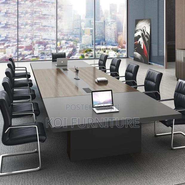 Boadroom Table; 4 Meter Meeting Team Work Boadroom Tables - thumbnail 4