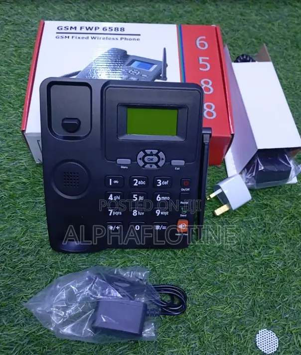 Ets 6588 GSM Fixed Wireless Phone With Sim Dual Card Slot