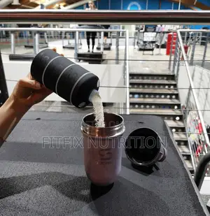 Protein Powder Stackable to Go Containers With Funnel and Keychain