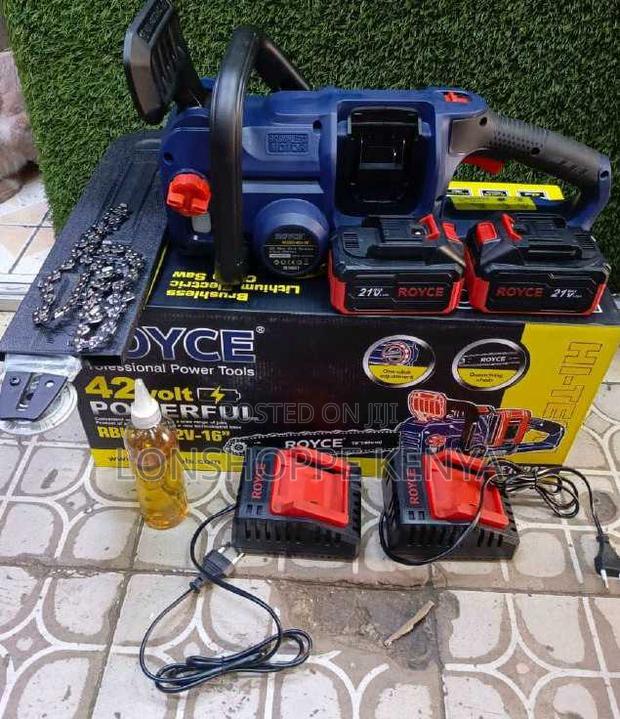 Royce 21v Cordless Brushless Chainsaw With a 16-Inch Bar