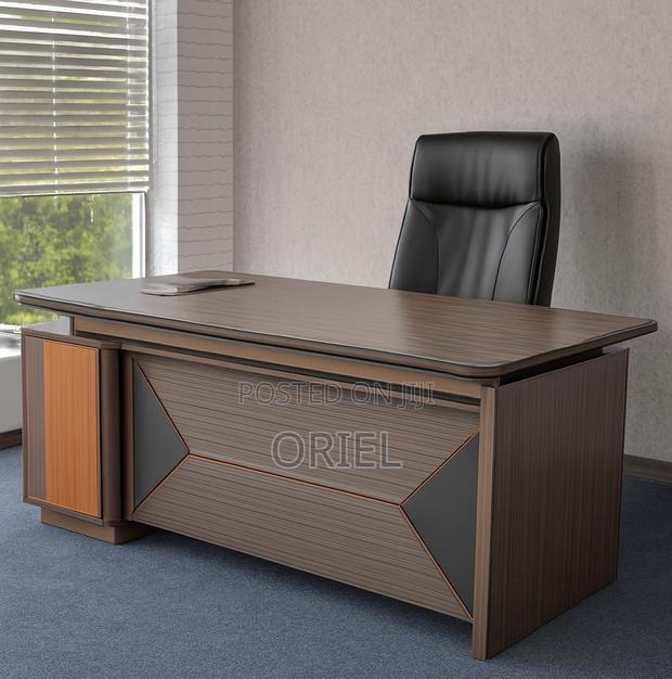 Executive Workstation Desk : 1.6m Executive Work Desk Station - thumbnail 12