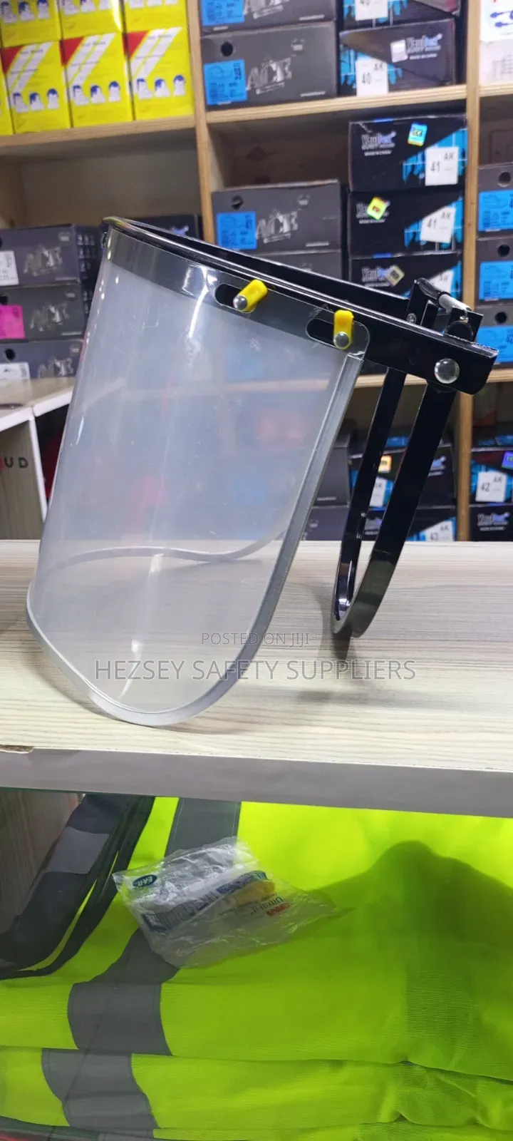 Face Shield Visor With Brackets