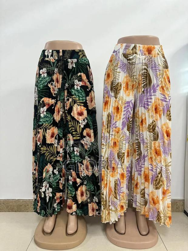 Floral Print Palazzo Trousers - thumbnail 2