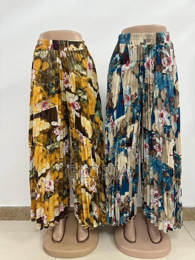 Floral Print Palazzo Trousers - thumbnail 3