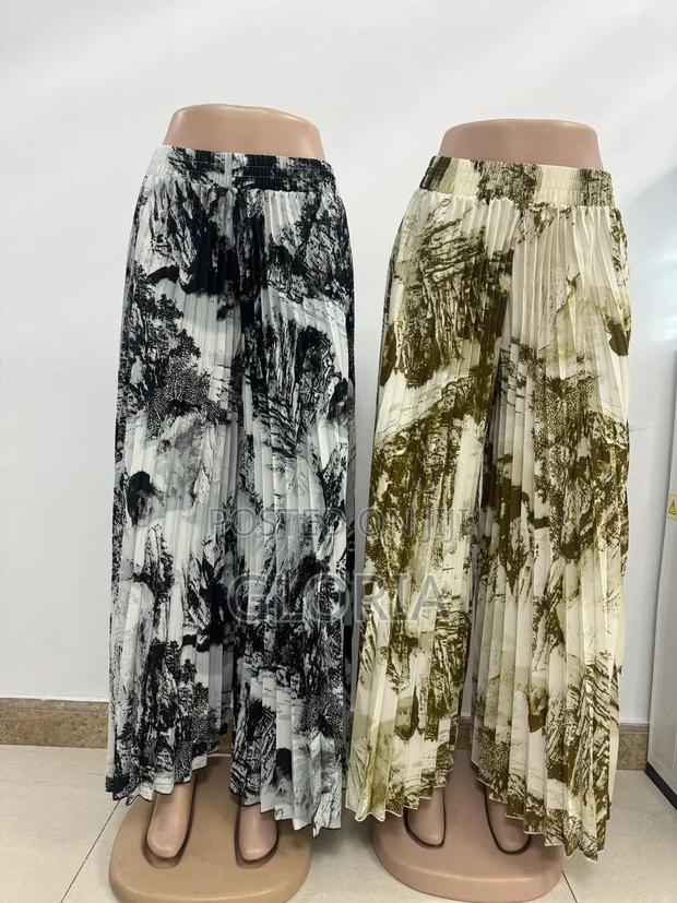 Floral Print Palazzo Trousers - thumbnail 4
