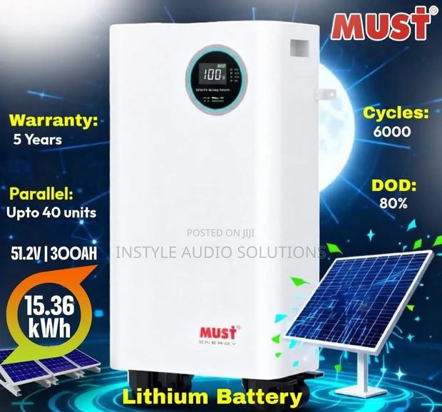 Must 15.36kwh (300ah)Lithium Heavy Duty Battery 6000 Cycle 80% Dod