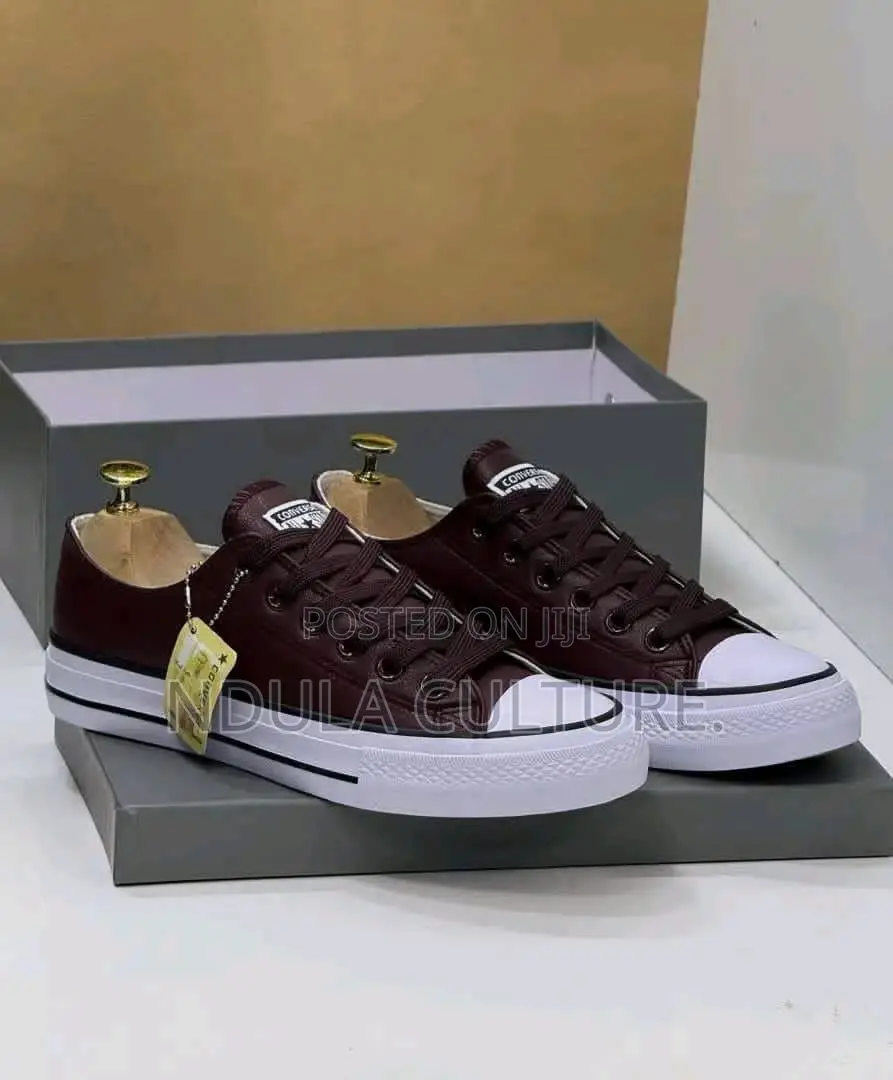 Leather Converse