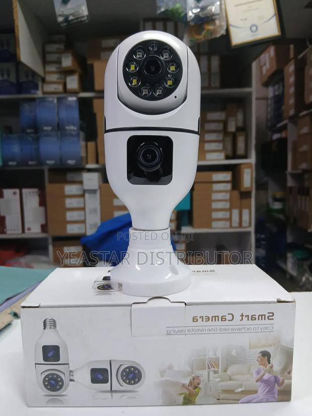 V380 Pro Dual Lens Wifi Smart Net Bulb Camera