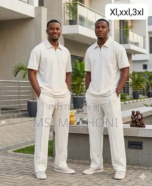 Quality Plain Men 2 Piece Sets
