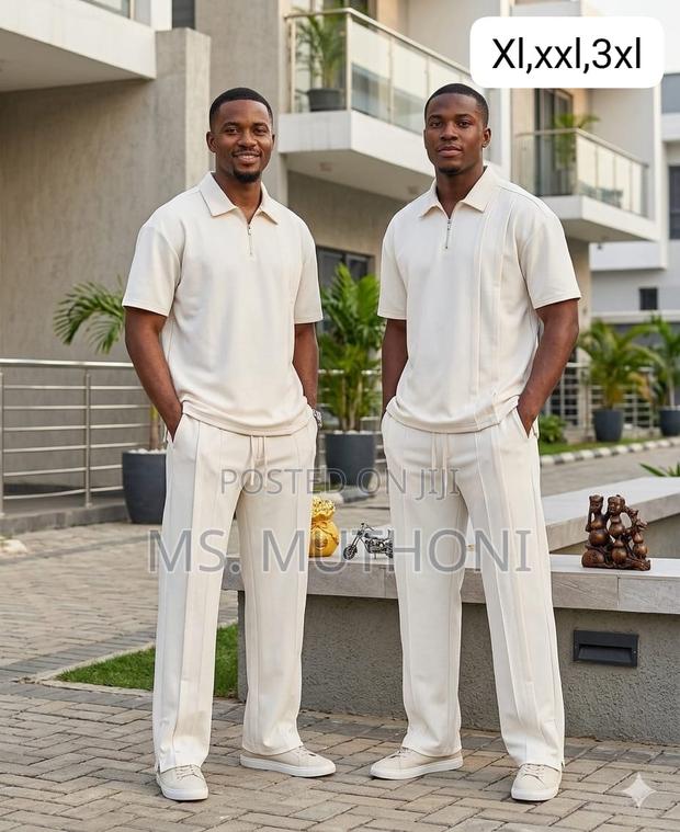 Quality Plain Men 2 Piece Sets