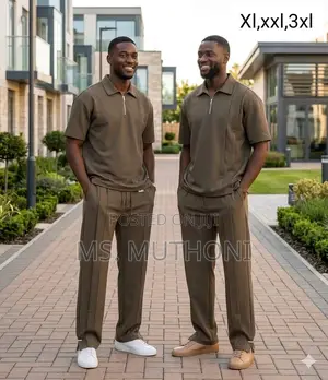 Quality Plain Men 2 Piece Sets