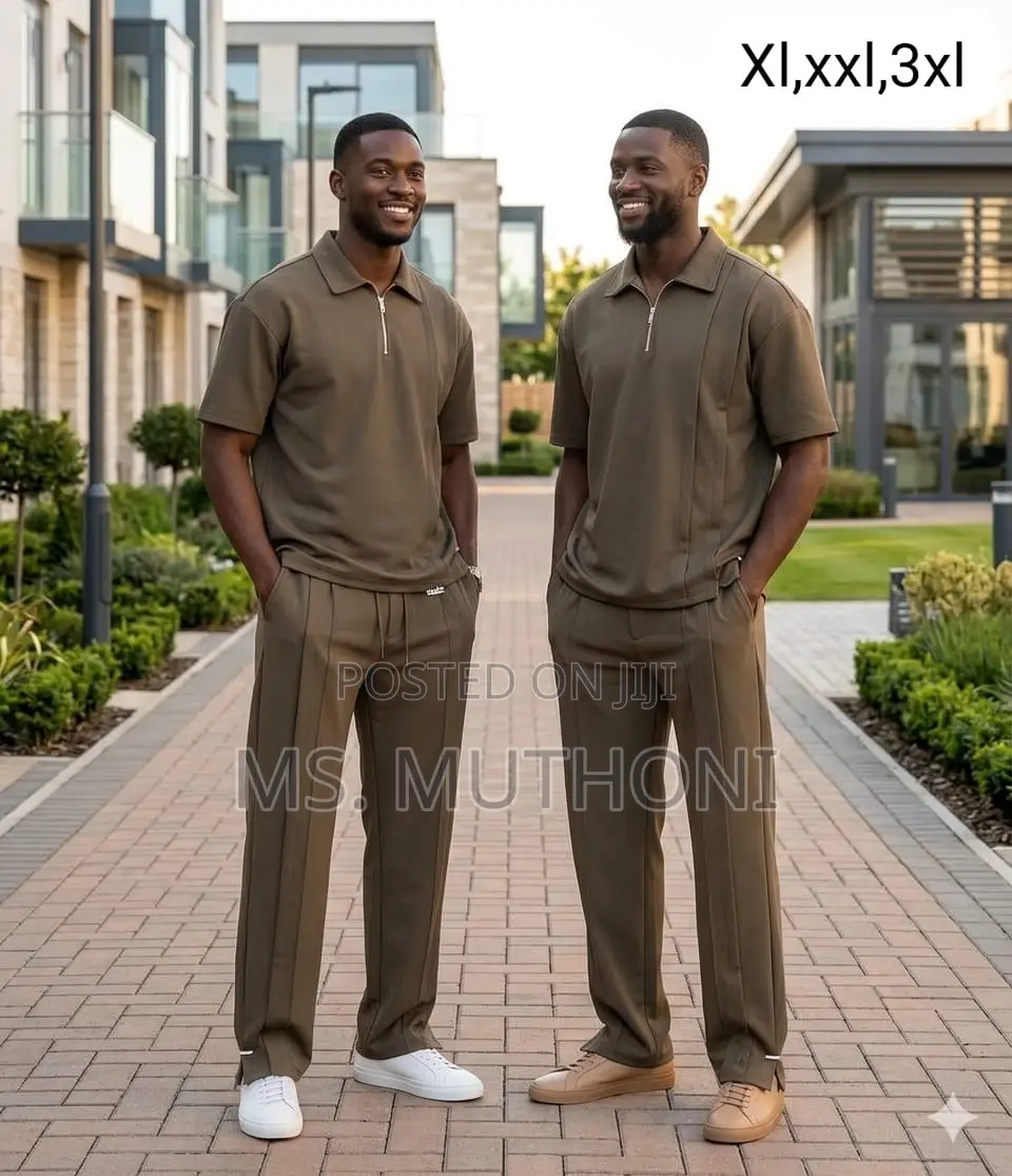 Quality Plain Men 2 Piece Sets