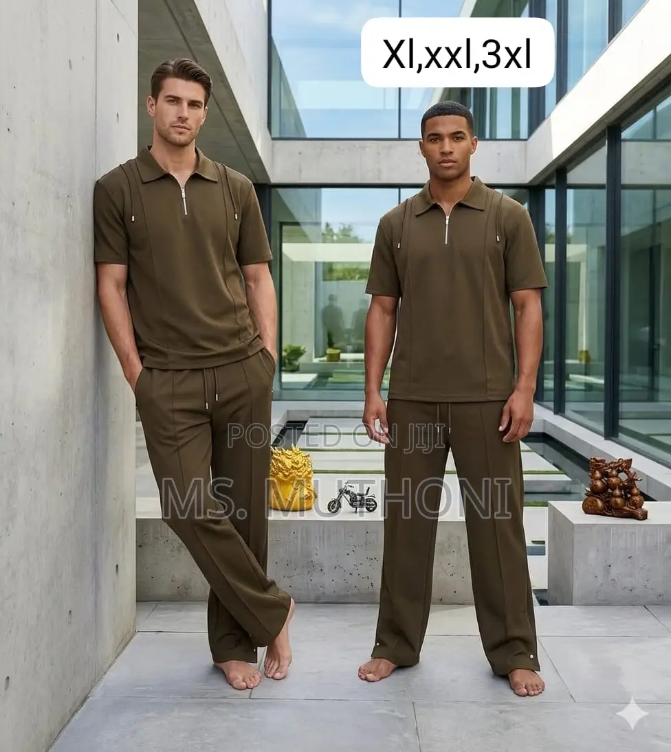 Quality Plain Men 2 Piece Sets