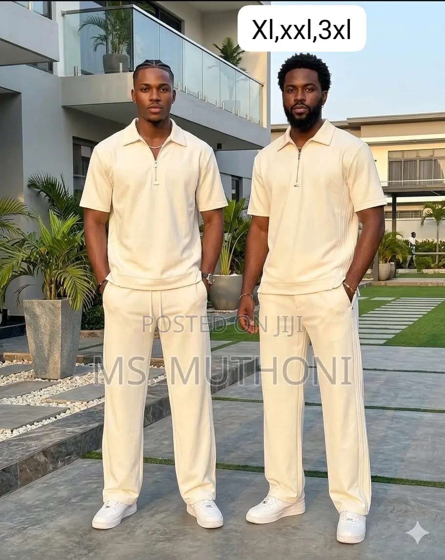 Quality Plain Men 2 Piece Sets