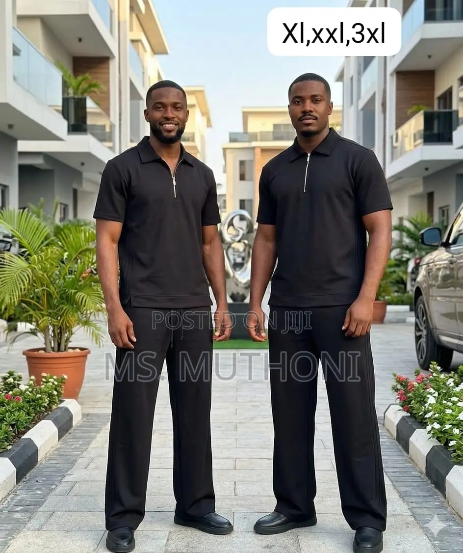 Quality Plain Men 2 Piece Sets