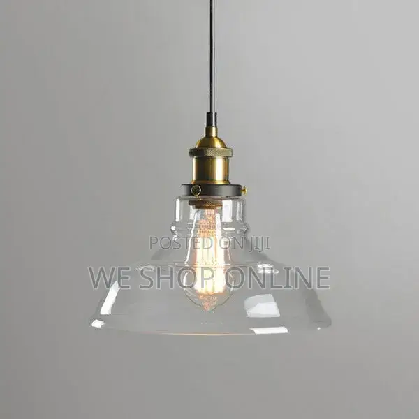 Amber Glass Pendant Light