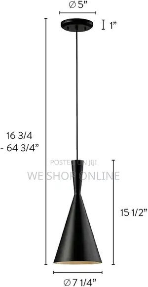Conical Shaped Pendant Ceiling Lights