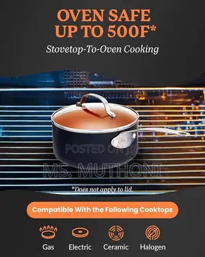 Gotham Steel Cooking Sauce Pot With 1 Handle*