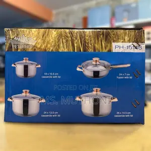 8pc Peterhof Stainless Steel Cookware*