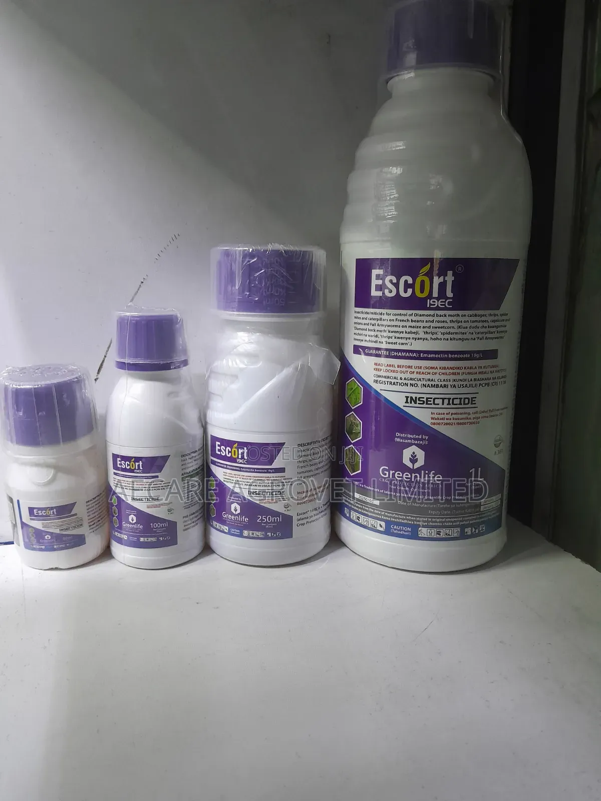 Escort 19ec Fall Armyworm Insecticide 50ml,100ml, 250ml, 1l