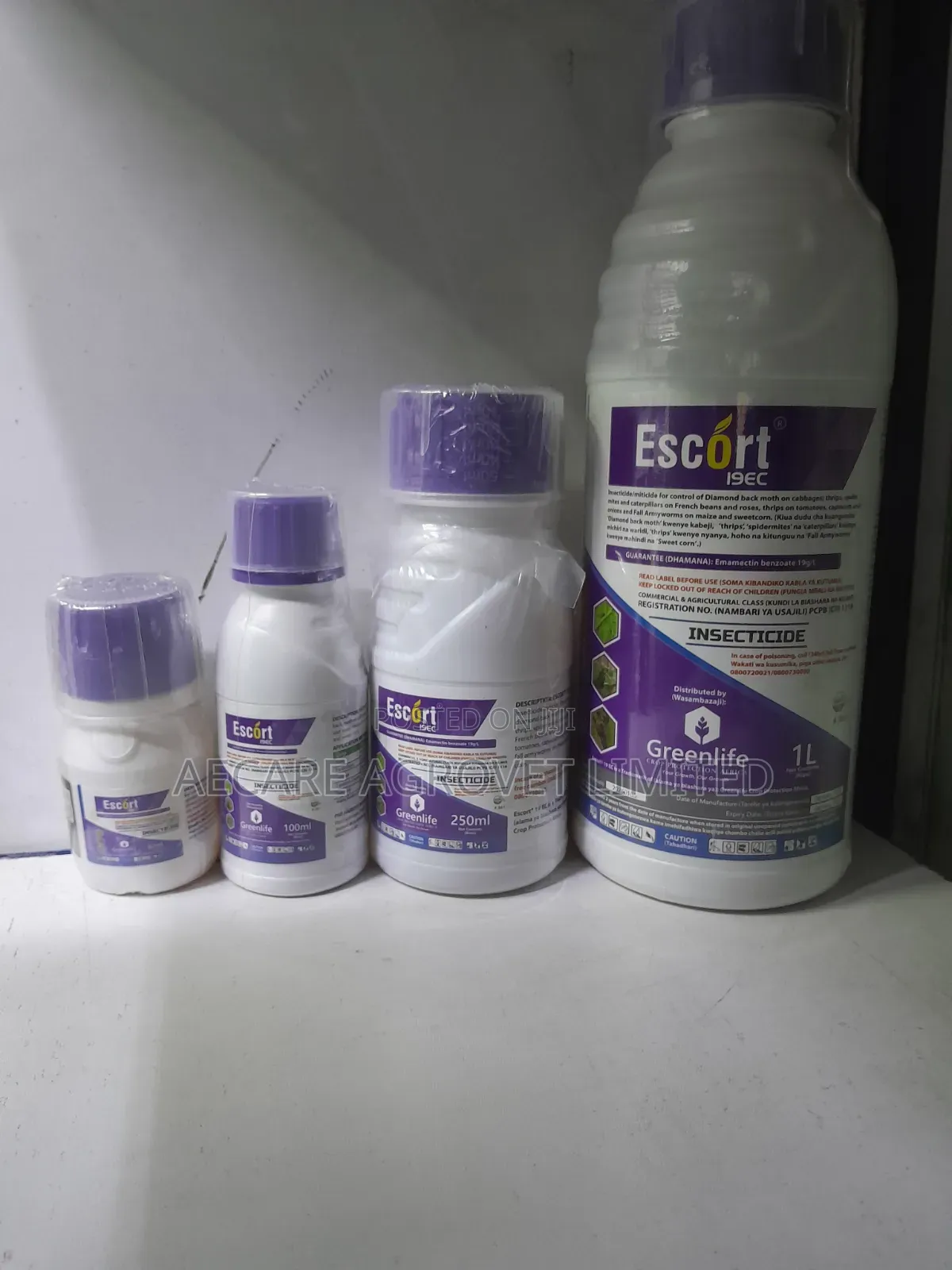 Escort 19ec Fall Armyworm Insecticide 50ml,100ml, 250ml, 1l
