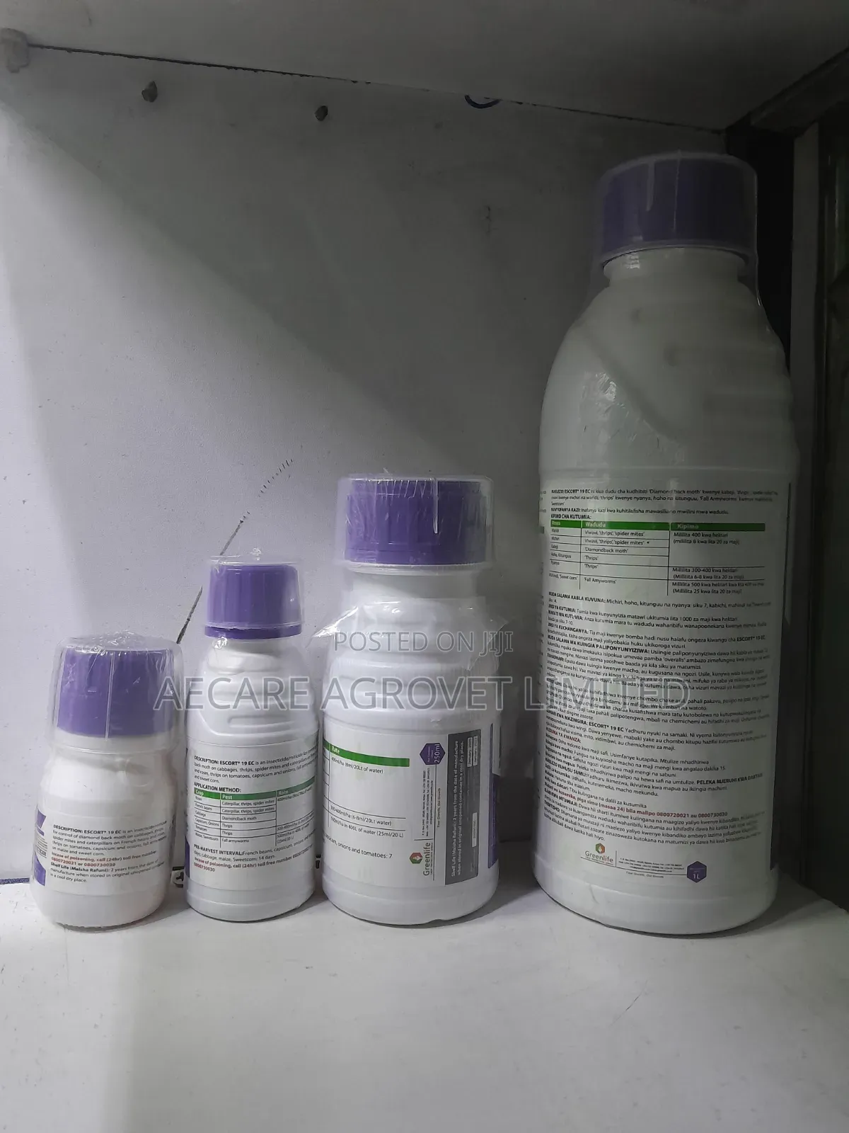 Escort 19ec Fall Armyworm Insecticide 50ml,100ml, 250ml, 1l