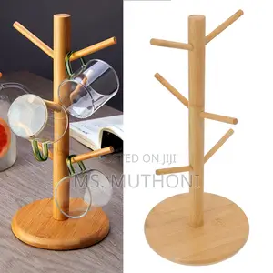 Bamboo Tree Cup Rack Holder*