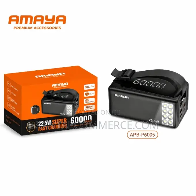 Amaya Apb‐F600l Portable Power Bank