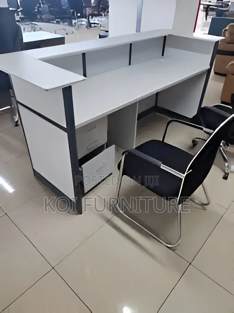 Reception Desk; 1.6 Meters Reception Office Table With Drawers