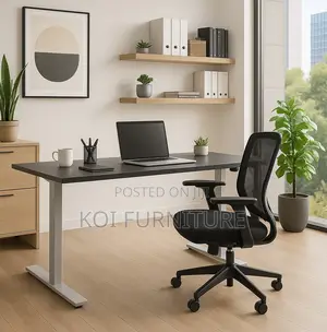 Office Desk; 1400mm Eletric Standing Adjustable Wellness Desk