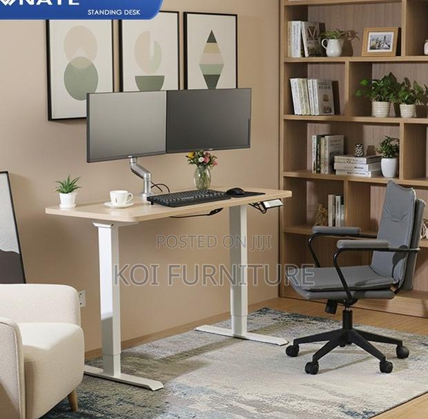 Office Desk; 1400mm Eletric Standing Adjustable Wellness Desk - thumbnail 3