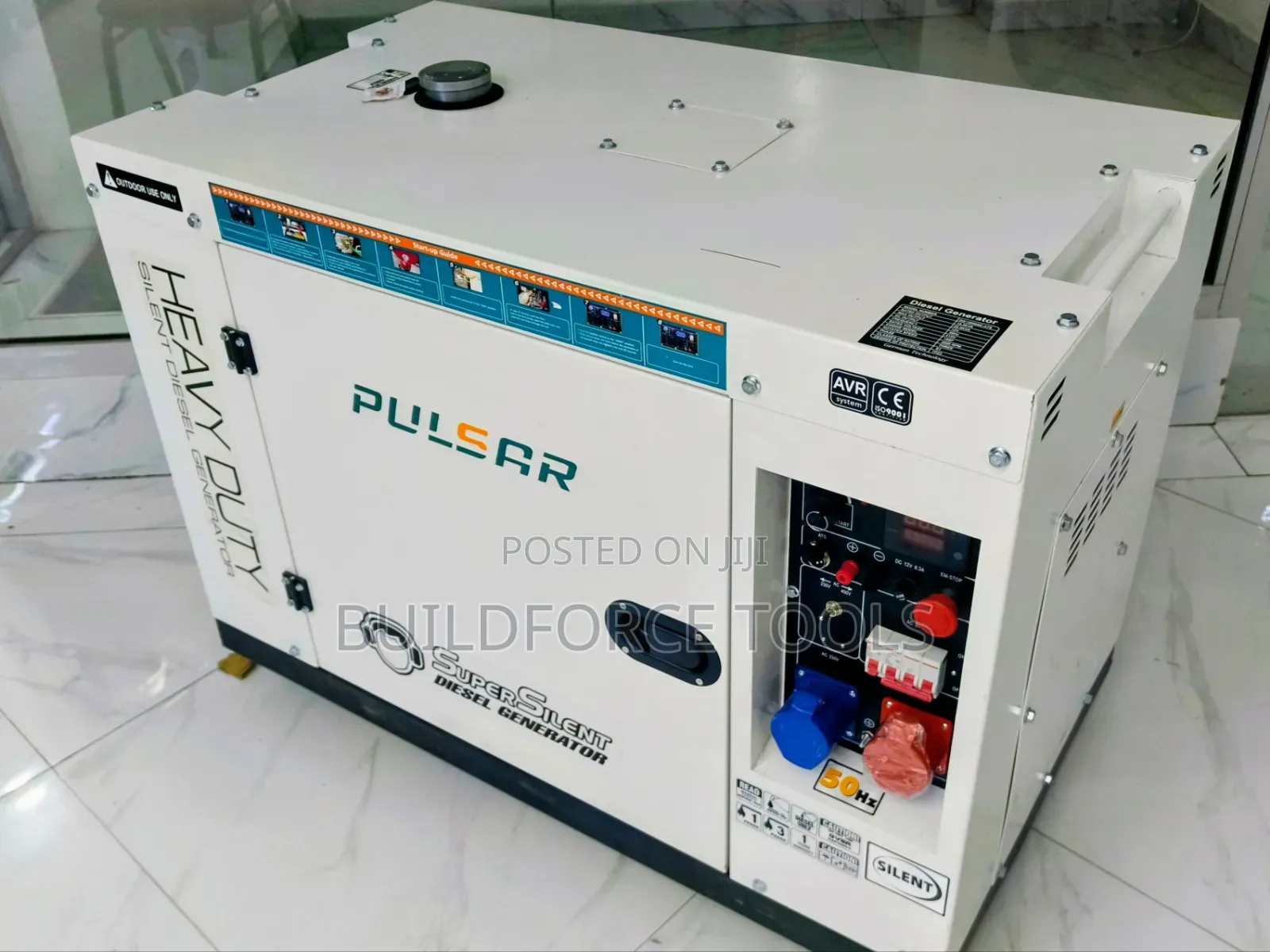 13kw/15 Kva Super Silent Diesel Powered Pulsar Generator