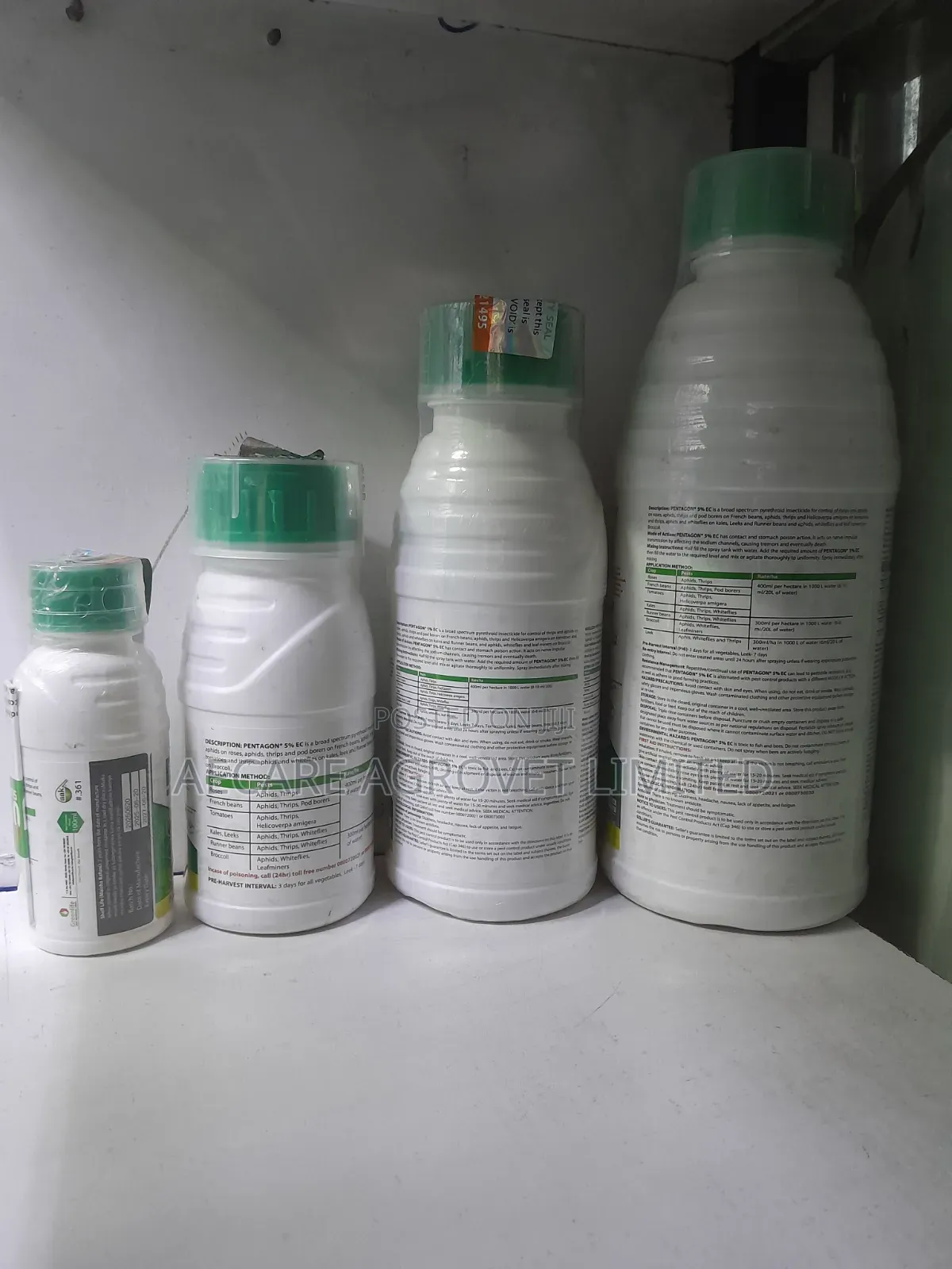 Pentagon 50ec Insecticide 100ml, 250ml, 500ml, 1l
