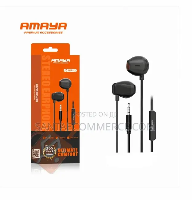 Amaya Aep-11 Extra Bass Ultimate Comfort Earphones Type C Plug