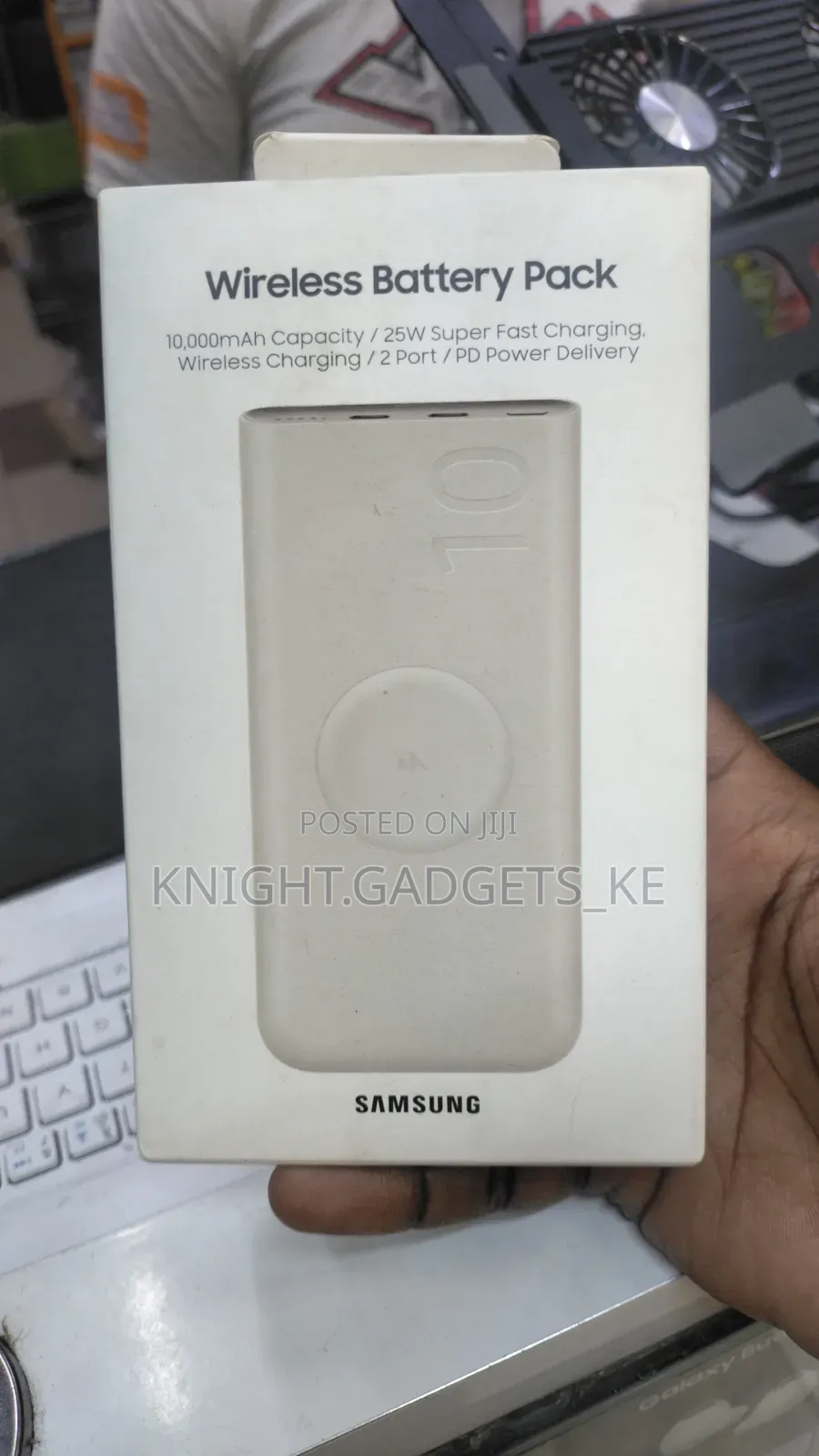 Sam. 25w Wireless Battery Pack/ Powerbank.
