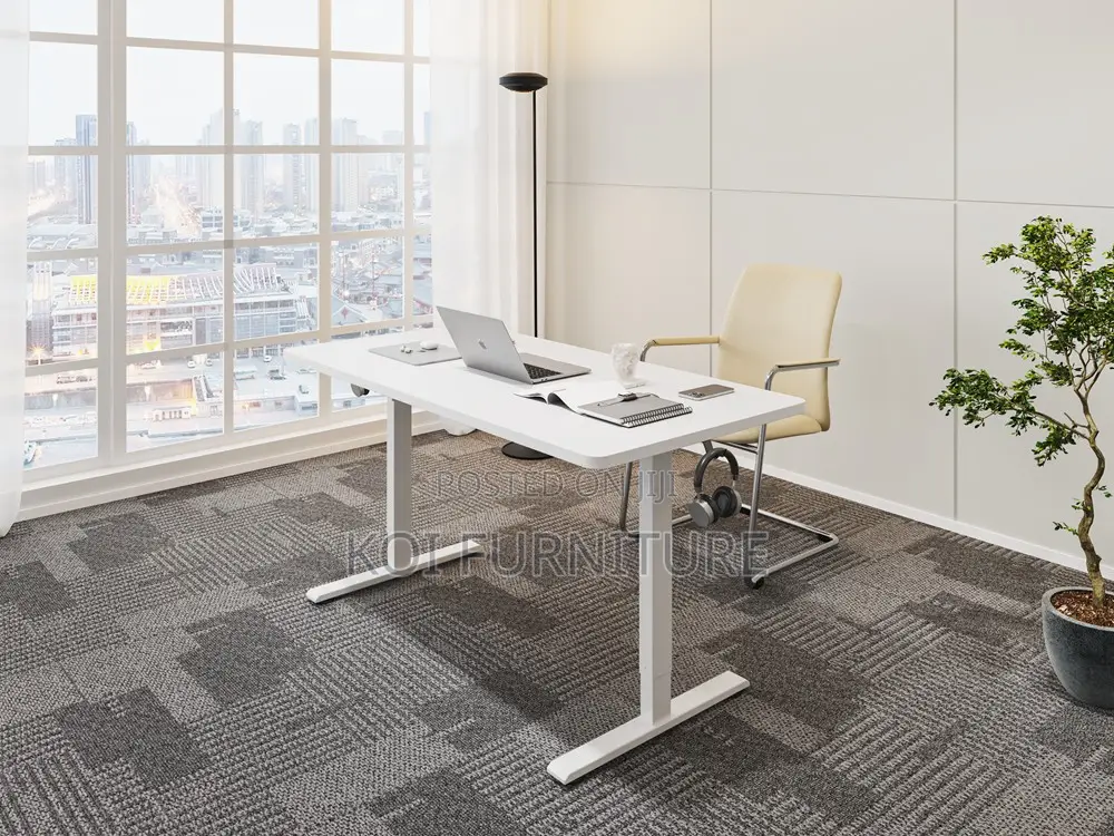 Office Desk; 1.6 Meters Electric Desk With Supportive Effort