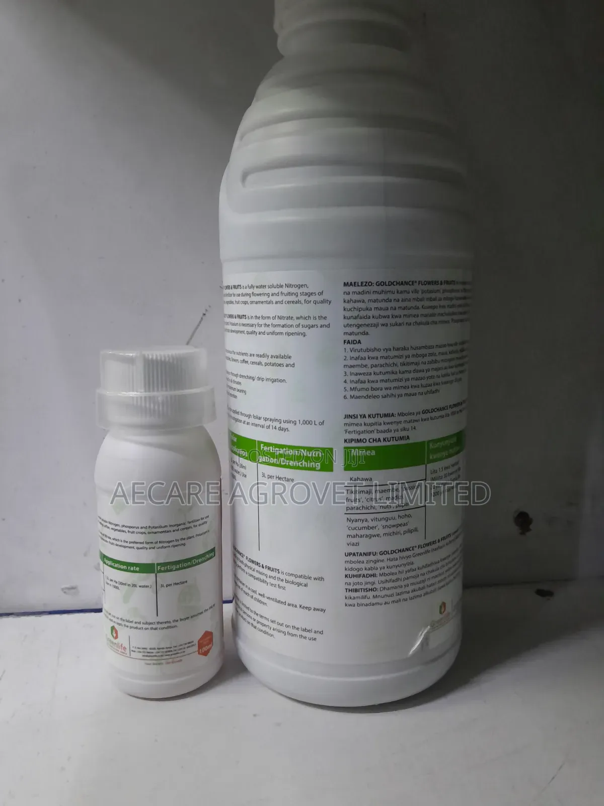 Goldchance Flower and Fruit NPK 10:10:50 Foliar Fertilizer 100ml, 1l